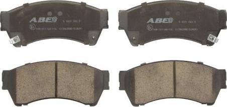 ABE C13062ABE - Тормозные колодки, дисковые, комплект autodif.ru