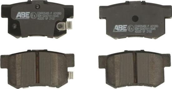 ABE C24005ABE-P - Тормозные колодки, дисковые, комплект autodif.ru