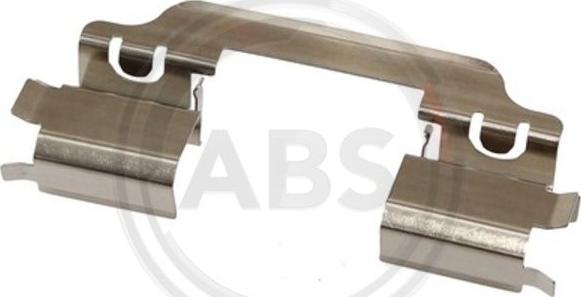 A.B.S. 1649Q - Комплектующие для колодок дискового тормоза autodif.ru