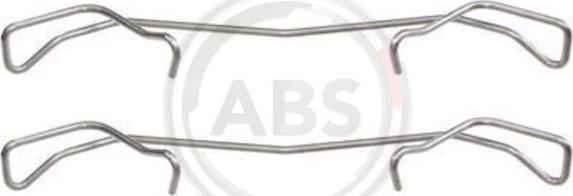 A.B.S. 1678Q - Комплектующие для колодок дискового тормоза autodif.ru