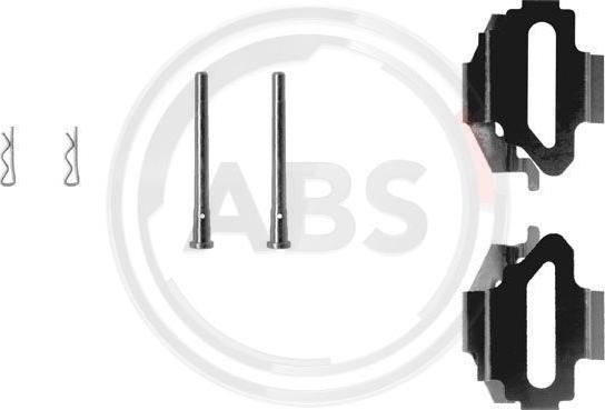 A.B.S. 1168Q - Комплектующие для колодок дискового тормоза autodif.ru