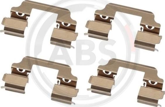 A.B.S. 1828Q - Комплектующие для колодок дискового тормоза autodif.ru