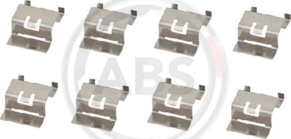 A.B.S. 1877Q - Комплектующие для колодок дискового тормоза autodif.ru