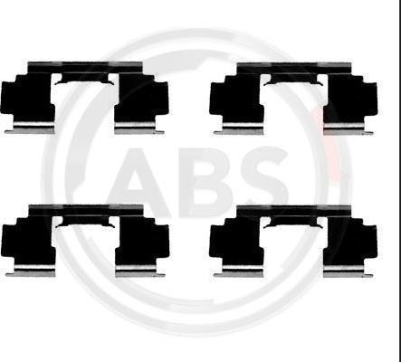 A.B.S. 1276Q - Комплектующие для колодок дискового тормоза autodif.ru