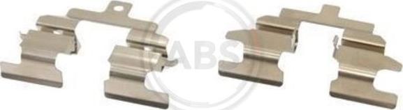 A.B.S. 1737Q - Комплектующие для колодок дискового тормоза autodif.ru