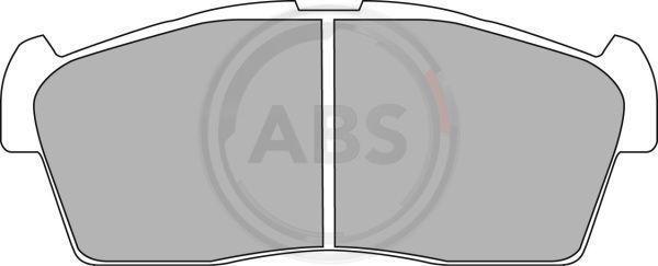 A.B.S. 37236 - Тормозные колодки, дисковые, комплект autodif.ru