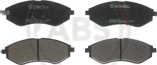 A.B.S. P10057 - Тормозные колодки, дисковые, комплект autodif.ru