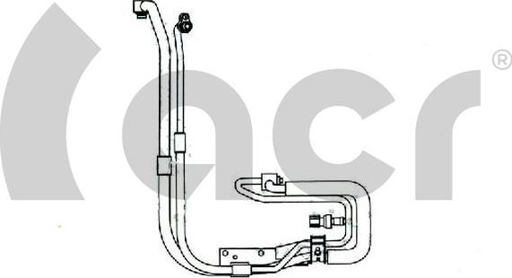 ACR 119298 - Трубопровод высокого / низкого давления, кондиционер autodif.ru