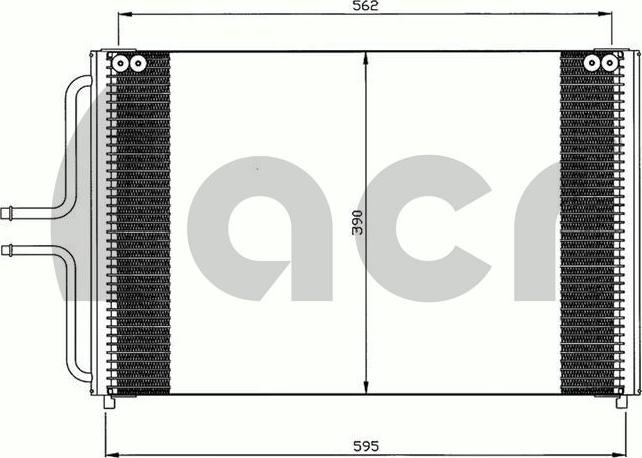 ACR 300621 - Конденсатор кондиционера autodif.ru