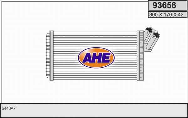 AHE 93656 - Теплообменник, отопление салона autodif.ru