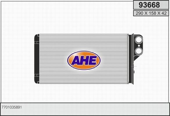 AHE 93668 - Теплообменник, отопление салона autodif.ru