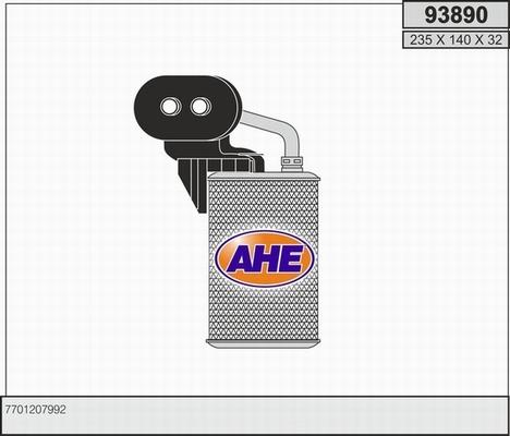 AHE 93890 - Теплообменник, отопление салона autodif.ru