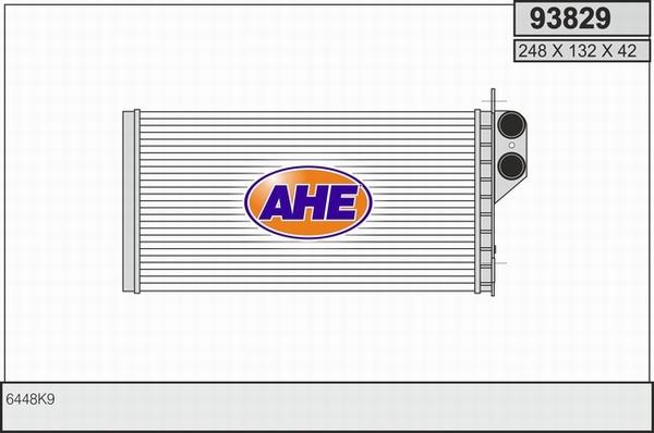 AHE 93829 - Теплообменник, отопление салона autodif.ru