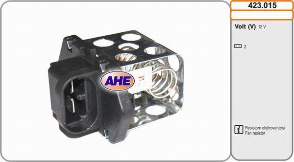 AHE 423.015 - Дополнительный резистор, электромотор - вентилятор радиатора autodif.ru