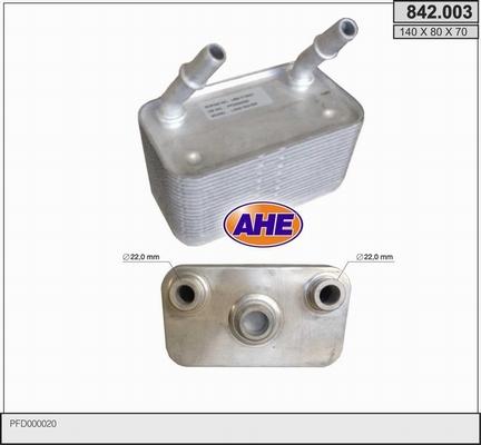 AHE 842.003 - Масляный радиатор, двигательное масло autodif.ru