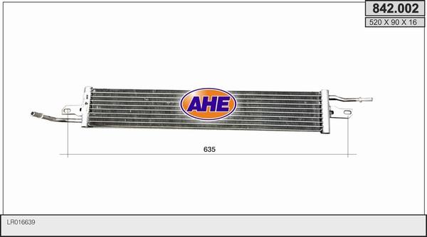 AHE 842.002 - Масляный радиатор, двигательное масло autodif.ru