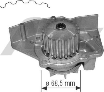 Airtex 1563 - Водяной насос autodif.ru