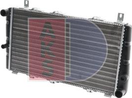 AKS Dasis 490005N - Радиатор, охлаждение двигателя autodif.ru