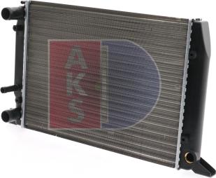AKS Dasis 480490N - Радиатор, охлаждение двигателя autodif.ru