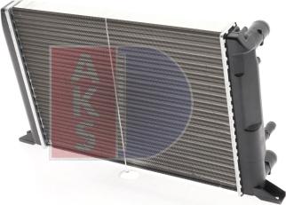 AKS Dasis 480490N - Радиатор, охлаждение двигателя autodif.ru