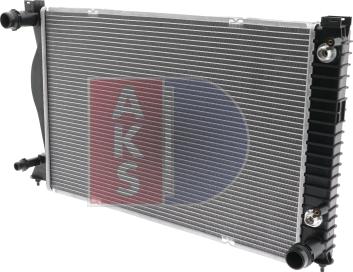 AKS Dasis 480047N - Радиатор, охлаждение двигателя autodif.ru