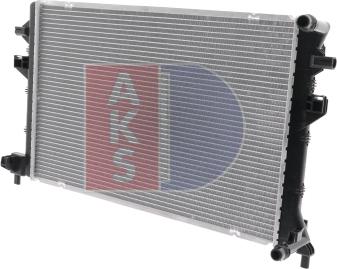 AKS Dasis 480002N - Радиатор, охлаждение двигателя autodif.ru