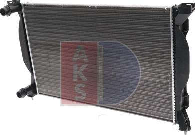 AKS Dasis 480029N - Радиатор, охлаждение двигателя autodif.ru
