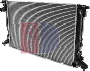 AKS Dasis 480101N - Радиатор, охлаждение двигателя autodif.ru