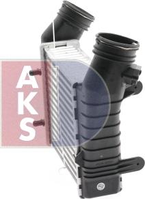 AKS Dasis 487001N - Интеркулер, теплообменник турбины autodif.ru