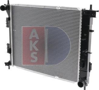 AKS Dasis 560089N - Радиатор, охлаждение двигателя autodif.ru