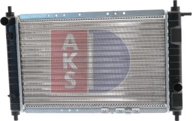 AKS Dasis 510170N - Радиатор, охлаждение двигателя autodif.ru