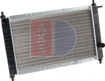AKS Dasis 510170N - Радиатор, охлаждение двигателя autodif.ru