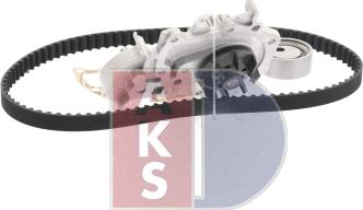 AKS Dasis 570308N - Водяной насос + комплект зубчатого ремня ГРМ autodif.ru