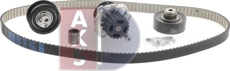 AKS Dasis 570338N - Водяной насос + комплект зубчатого ремня ГРМ autodif.ru