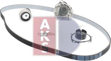 AKS Dasis 570332N - Водяной насос + комплект зубчатого ремня ГРМ autodif.ru
