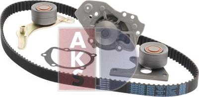 AKS Dasis 570263N - Водяной насос + комплект зубчатого ремня ГРМ autodif.ru