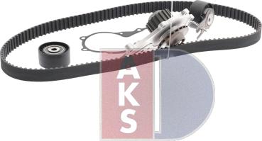 AKS Dasis 570267N - Водяной насос + комплект зубчатого ремня ГРМ autodif.ru