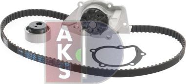 AKS Dasis 570281N - Водяной насос + комплект зубчатого ремня ГРМ autodif.ru