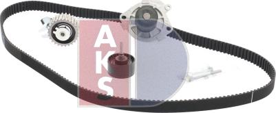 AKS Dasis 570283N - Водяной насос + комплект зубчатого ремня ГРМ autodif.ru