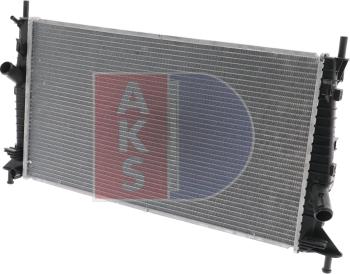 AKS Dasis 090027N - Радиатор, охлаждение двигателя autodif.ru
