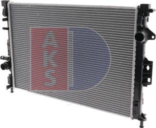AKS Dasis 092028N - Радиатор, охлаждение двигателя autodif.ru