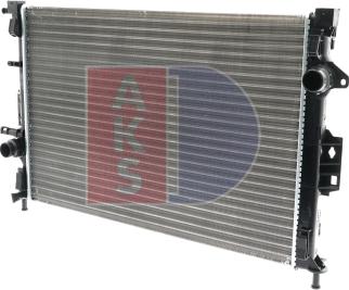 AKS Dasis 092027N - Радиатор, охлаждение двигателя autodif.ru
