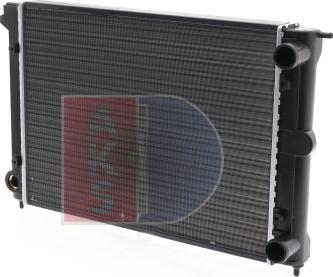 AKS Dasis 040450N - Радиатор, охлаждение двигателя autodif.ru