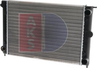AKS Dasis 040520N - Радиатор, охлаждение двигателя autodif.ru