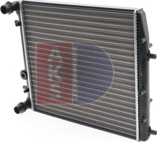 AKS Dasis 040008N - Радиатор, охлаждение двигателя autodif.ru
