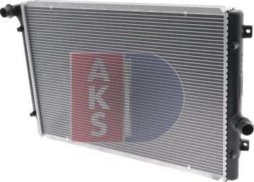 AKS Dasis 040026N - Радиатор, охлаждение двигателя autodif.ru