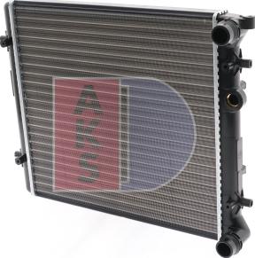 AKS Dasis 040810N - Радиатор, охлаждение двигателя autodif.ru
