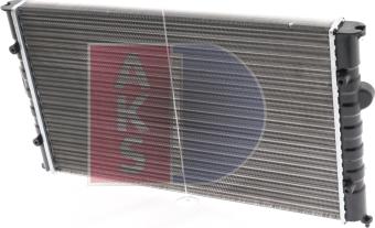AKS Dasis 040780N - Радиатор, охлаждение двигателя autodif.ru