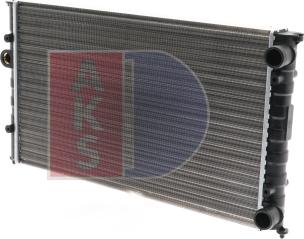 AKS Dasis 040780N - Радиатор, охлаждение двигателя autodif.ru