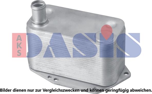 AKS Dasis 056054N - Масляный радиатор, двигательное масло autodif.ru